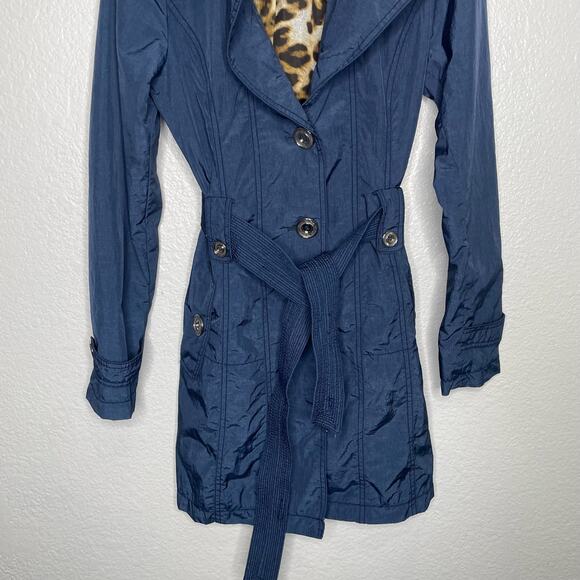 Laundry by Shelli Segal Womens Jacket Size XS Blue Button Front Long Sleeve - Picture 13 of 16